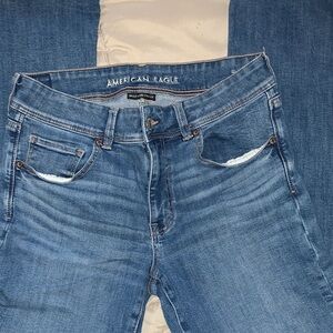 American Eagle Outfitters Blue kick Boot Cut Jeans